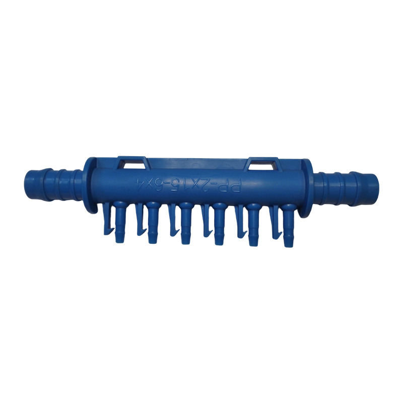 Piezas de molde de inyección de conector multitubo de plástico